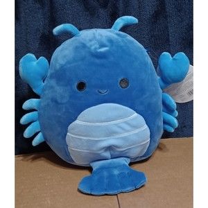 Squishmallows Lobert The Blue Lobster 8" NWT HTF